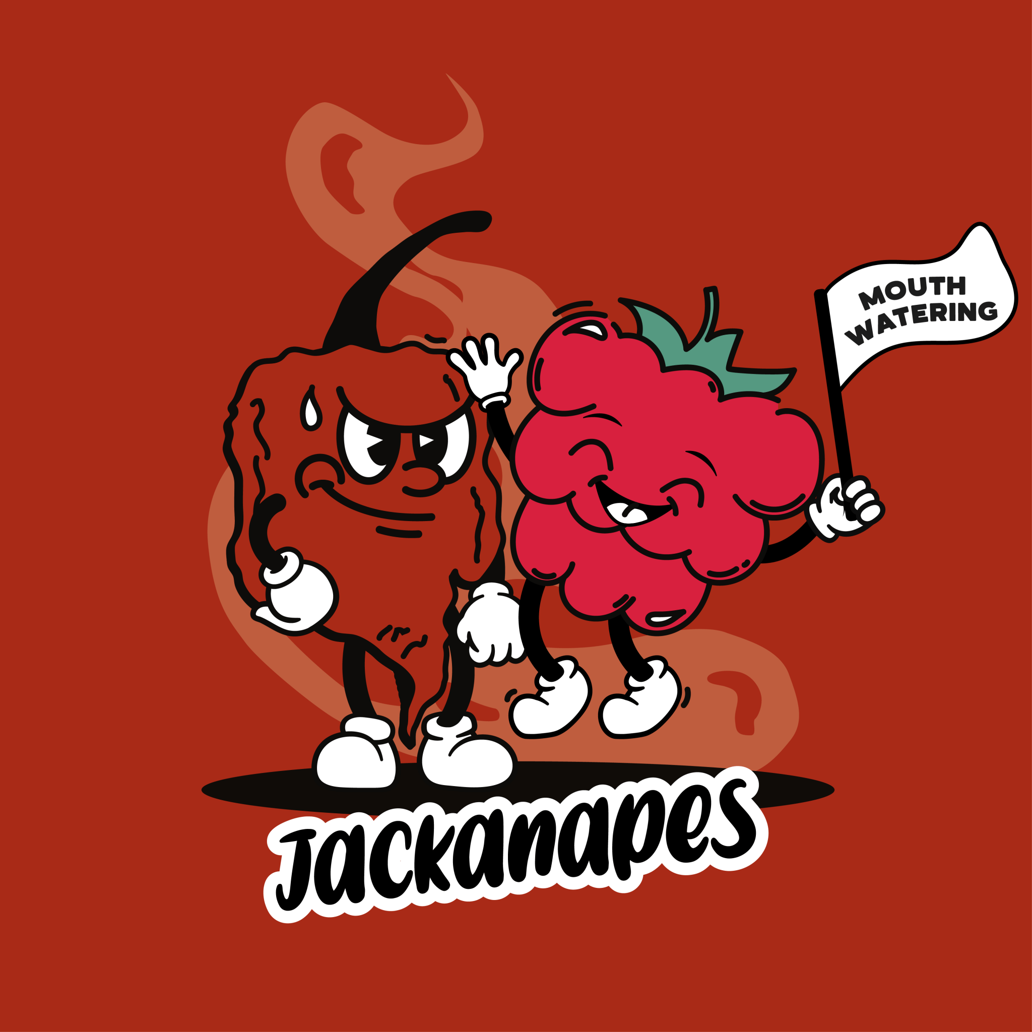 Raspberry Reaper Jam by Jackanapes 190g - Medium Heat Vegan Chilli Jam with Raspberries, Carolina Reaper and Scotch Bonnet Chillies - Made in the UK