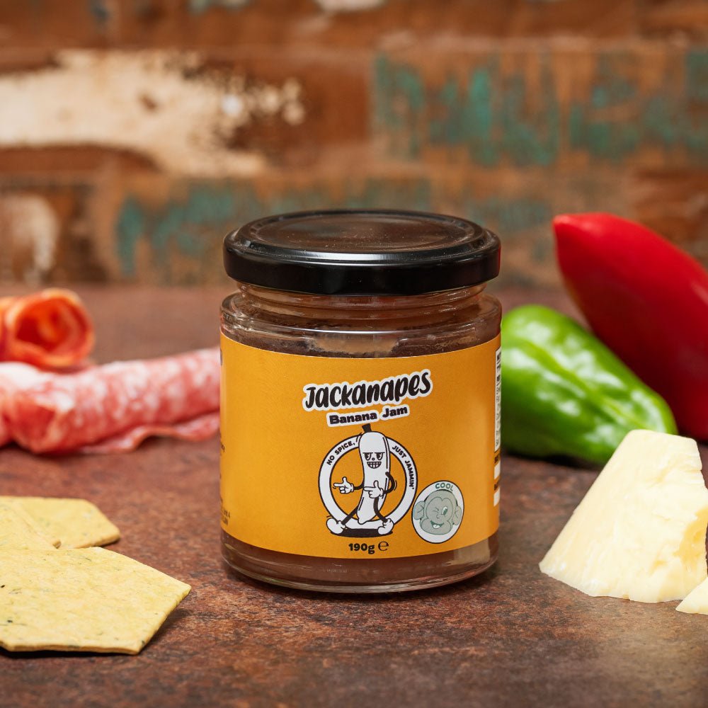 jackanapes sweet banana jam spread perfect for crackers or add to some ice cream