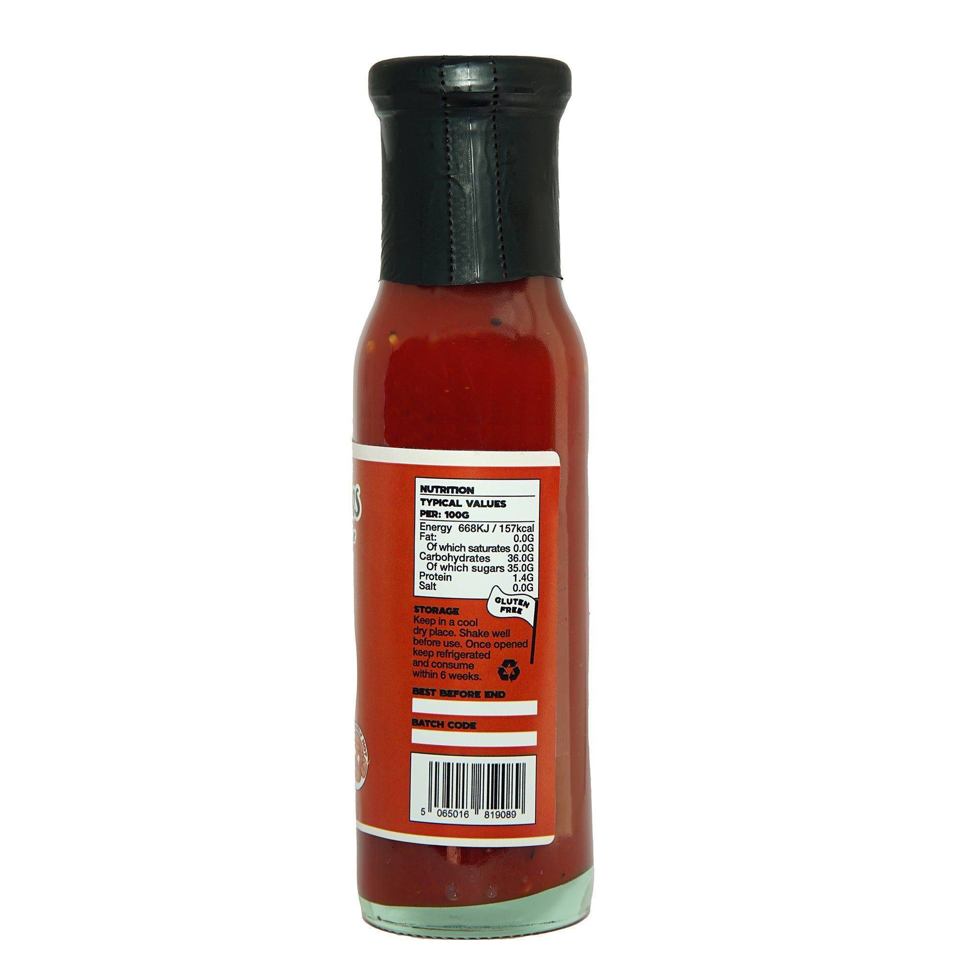 Carolina Reaper Chilli Ketchup by Jackanapes 250ml - Very Hot Vegan Ketchup Made with Carolina Reaper Peppers and Fresh Tomatoes - Made in the UK