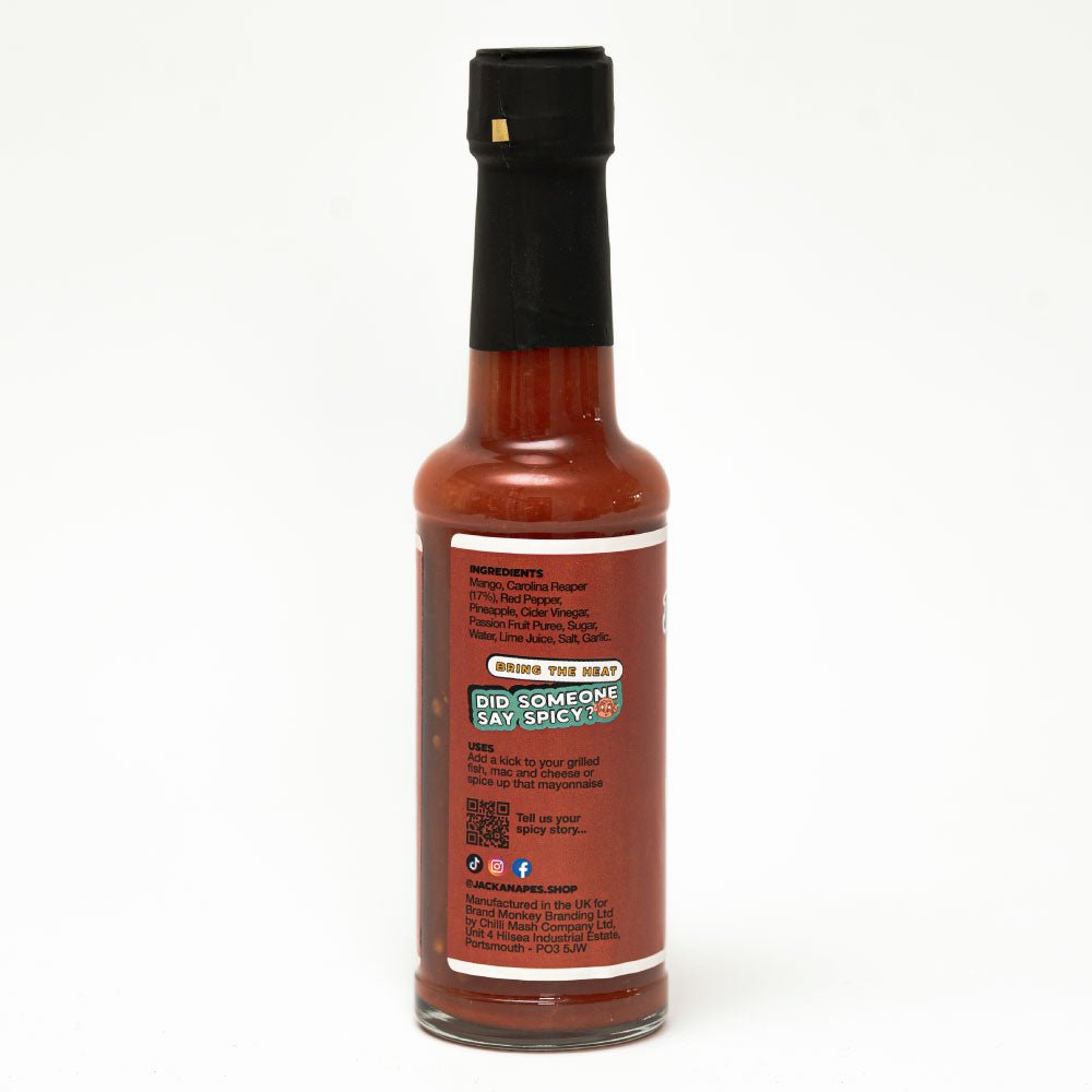 Carolina Reaper Hot Sauce 150ml - Extremely Hot Vegan Chilli Sauce Made with Carolina Reaper Peppers and Citrus Fruits - Made in the UK