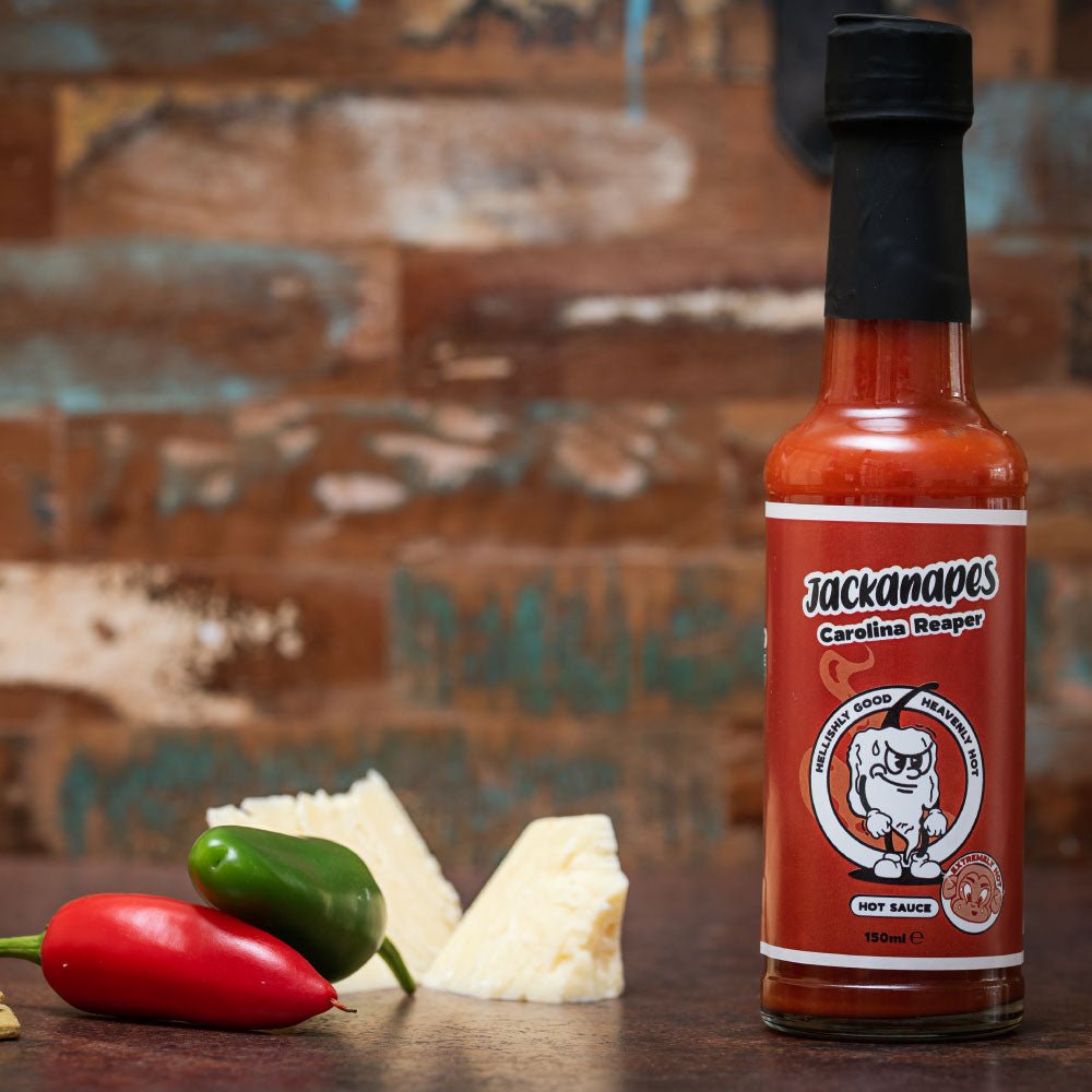 Carolina Reaper Hot Sauce 150ml - Extremely Hot Vegan Chilli Sauce Made with Carolina Reaper Peppers and Citrus Fruits - Made in the UK