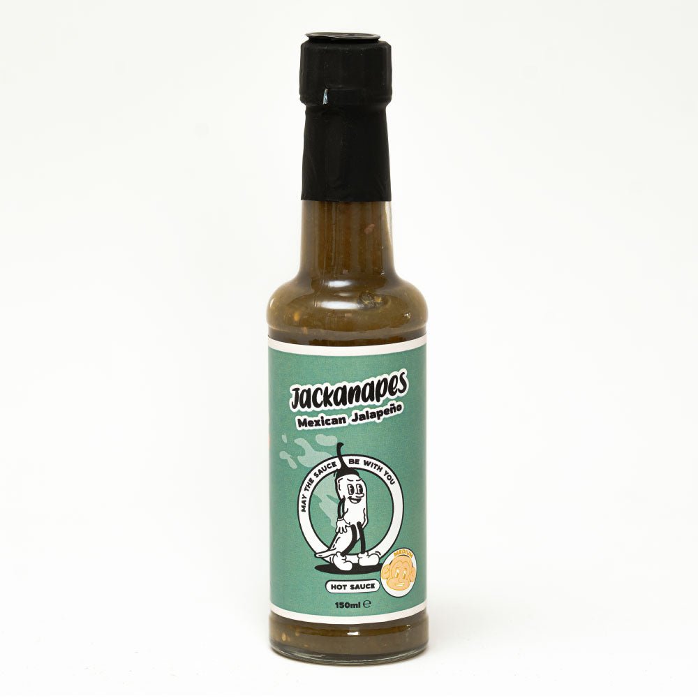 Mexican Hot Sauce 150ml - Mild Mexican-Style Vegan Chilli Sauce Made with Jalapeños and Lime Juice - Made in the UK