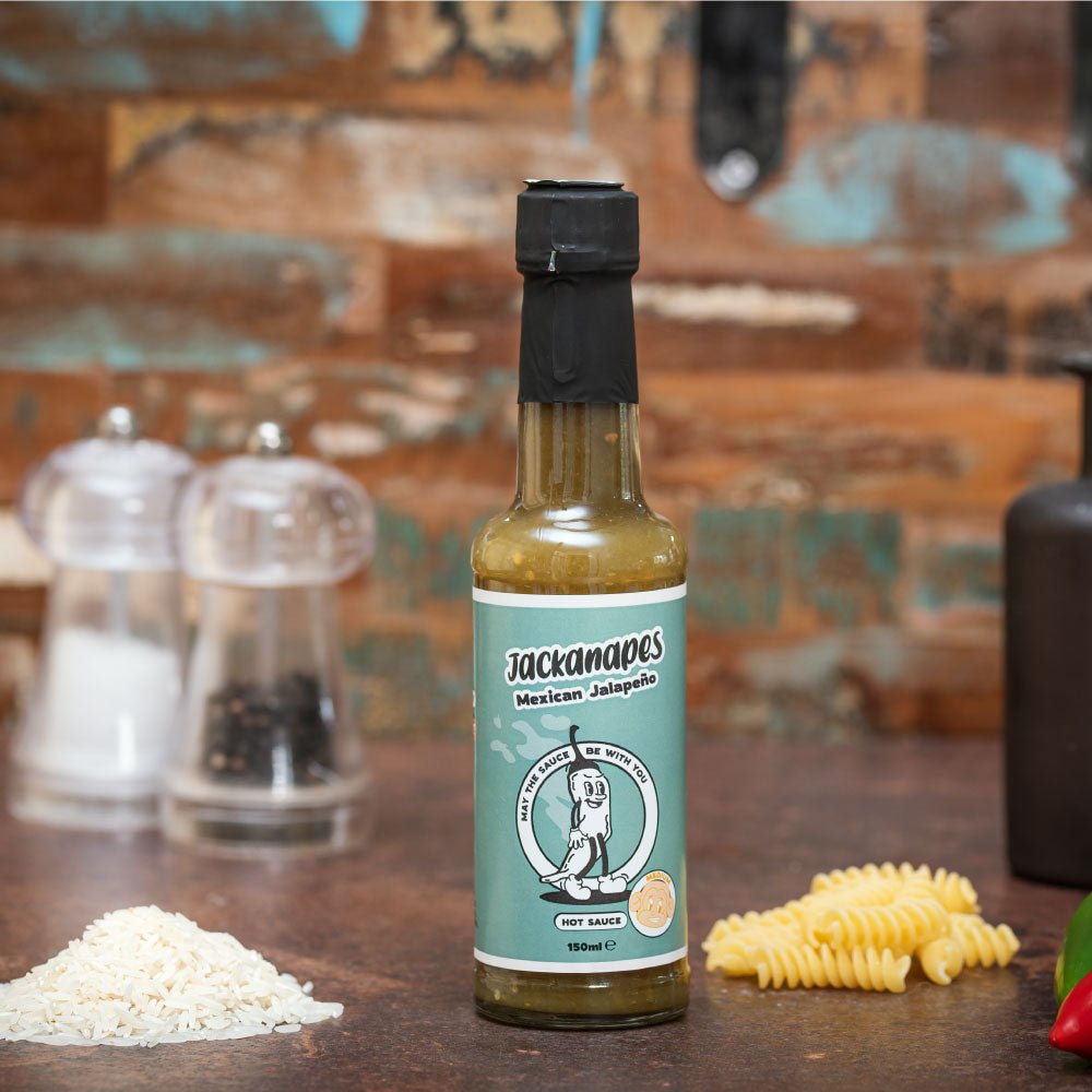 Mexican Hot Sauce 150ml - Mild Mexican-Style Vegan Chilli Sauce Made with Jalapeños and Lime Juice - Made in the UK